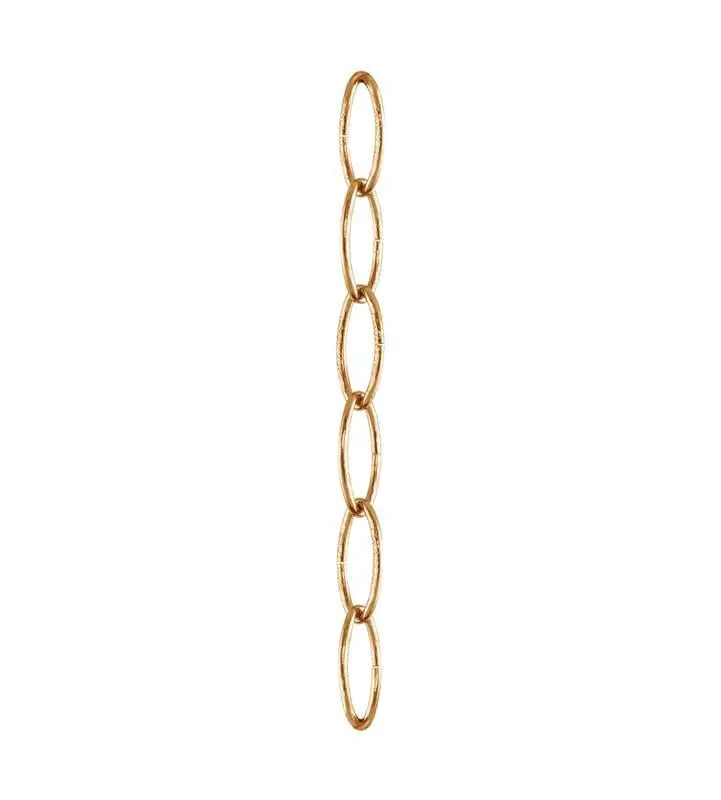 Wrought Iron Decorative Chain – 1 Meter, Rustic Finish 1