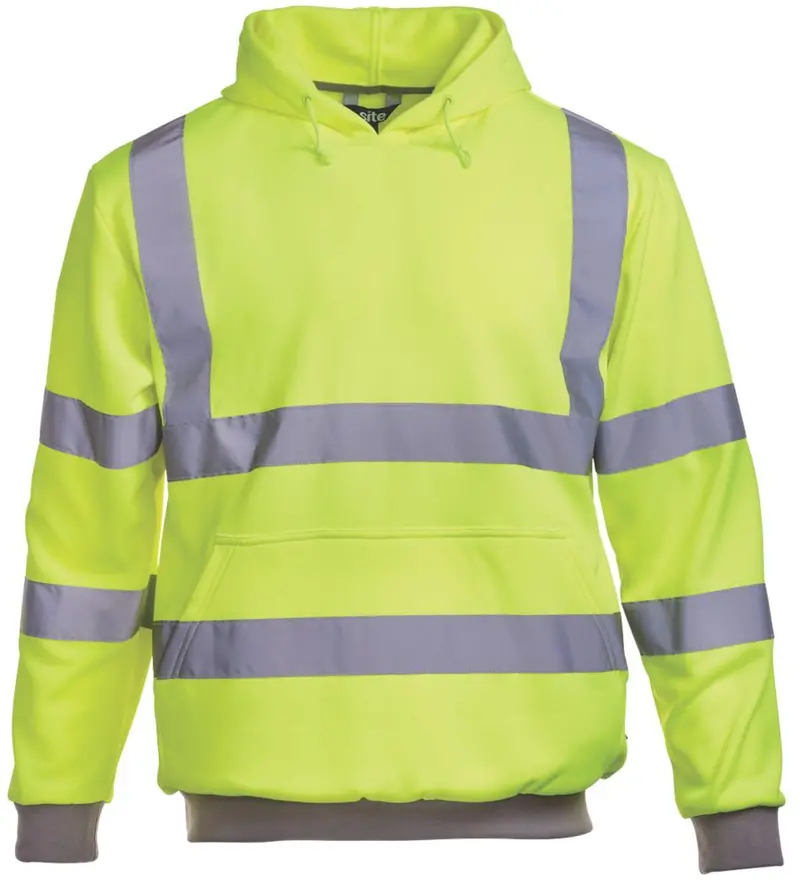 Yellow Site Cromer Hi-Visibility Hoodie – X-Large 1