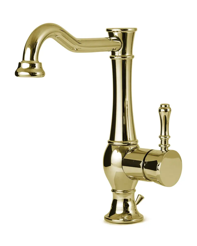 York Bathroom Faucet – Brushed Gold Basin Mixer Tap 1