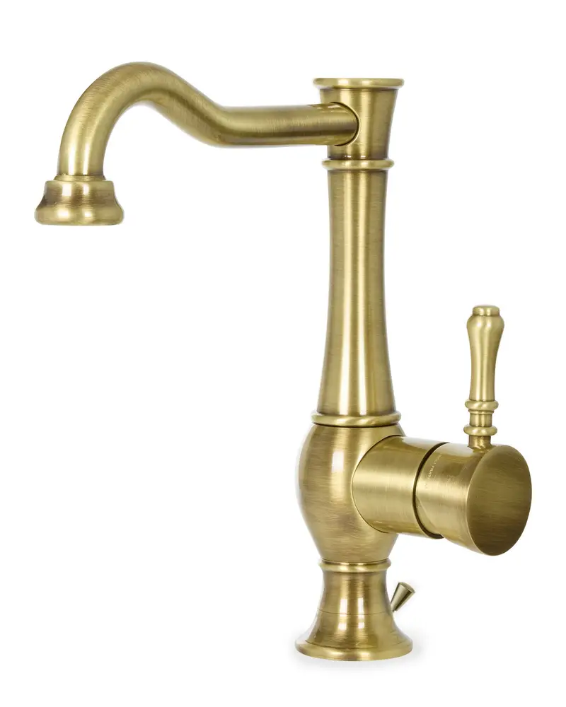 York Wall-Mounted Washstand Faucet – Bronze Finish 1