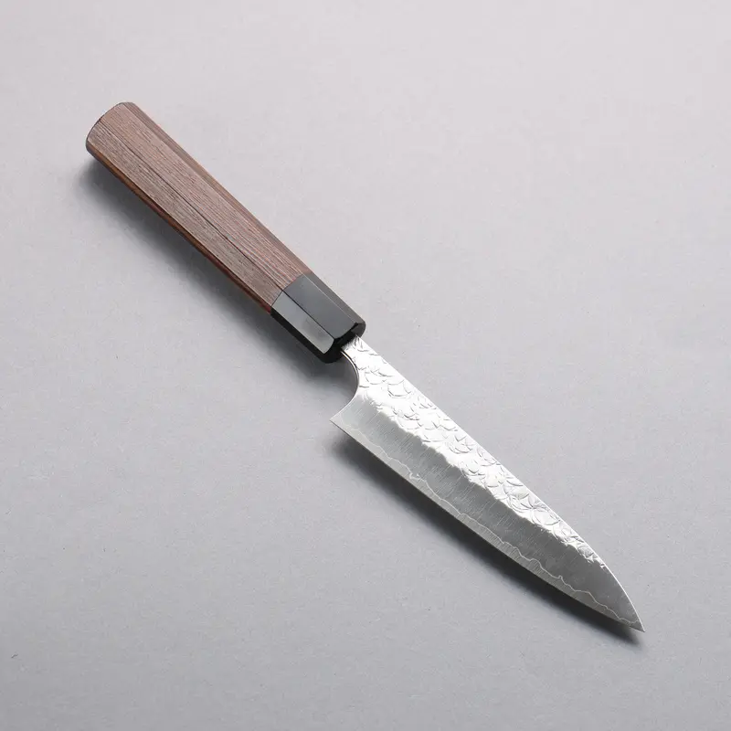 Yoshimi Kato Minamo Sg2 Petty-Utility – 120Mm Hammered Blade With Wenge Wood Handle 1