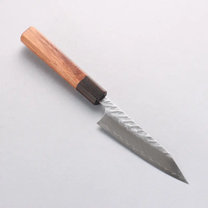 Yoshimi Kato Spg Strix Kiritsuke Petty-Utility Knife – 120Mm Hammered Blade, Rosewood Handle With Ebony Ferrule 1