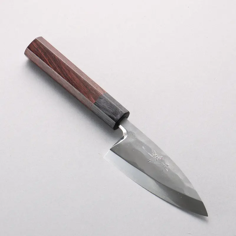 Yu Kurosaki 110Mm Sg2 Nashiji Ajikiri Knife – Shitan & Black Pakka Wood Handle With Sheath 1
