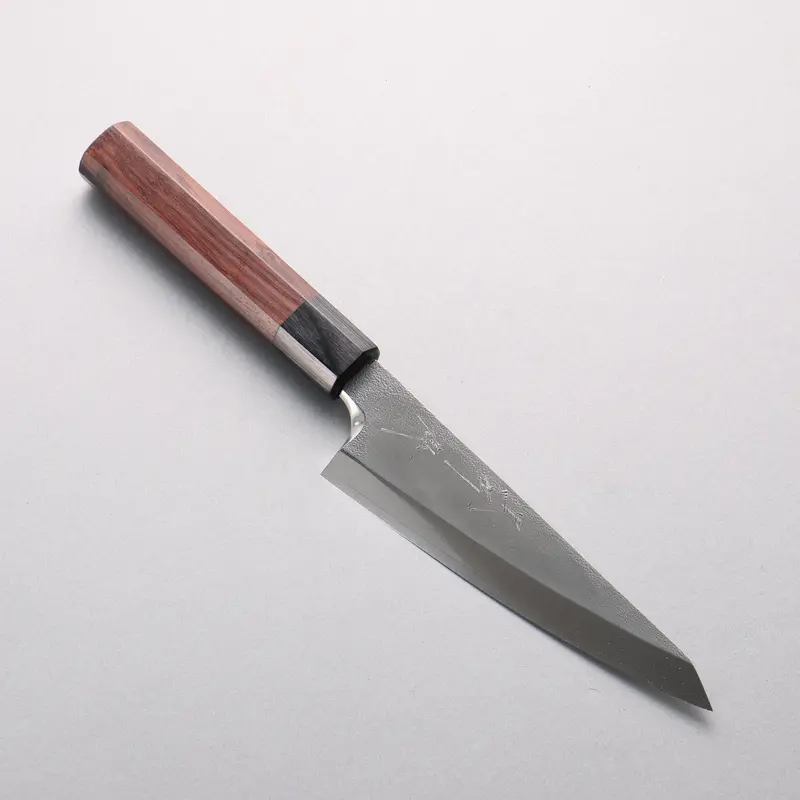Yu Kurosaki 150Mm Sg2 Nashiji Honesuki Boning Knife – Shitan & Black Pakka Wood Handle With Sheath 1