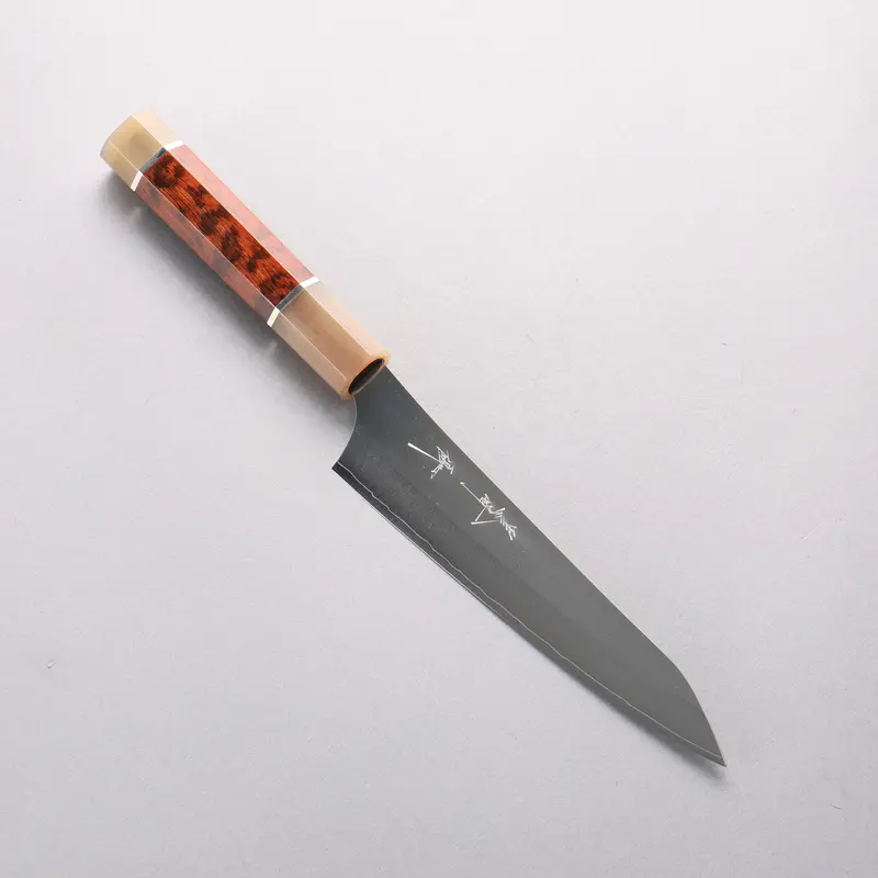Yu Kurosaki New Gekko Vg-Xeos 150Mm Petty-Utility Knife With Snakewood & Double Marble Horn Handle 1
