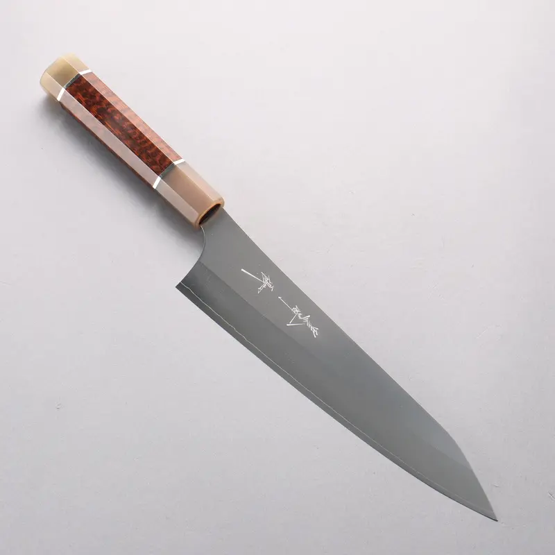 Yu Kurosaki New Gekko Vg-Xeos 210Mm Gyuto Chef Knife With Snakewood & Double Marble Horn Handle 1