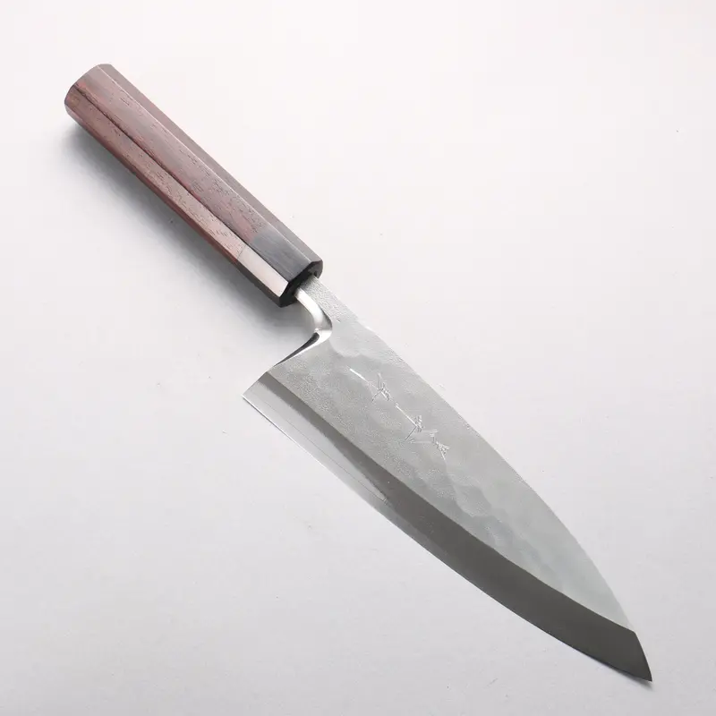 Yu Kurosaki Sg2 Nashiji Aideba Chef Knife – 210Mm Rosewood Handle With Black Pakka Ferrule & Sheath (Ginza Exclusive) 1