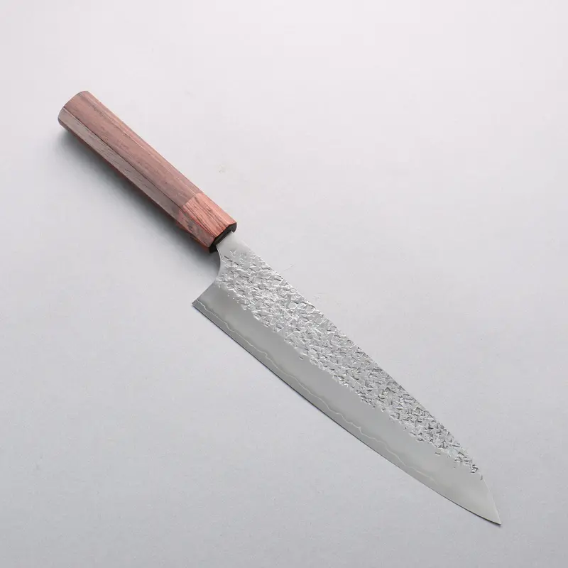 Yu Kurosaki Shizuku Gyuto – 210Mm Sg2 Hammered Blade With Honduras Mahogany Handle 1