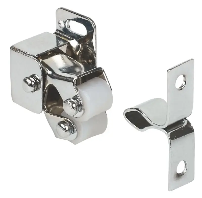 Zinc-Plated Roller Cabinet Catches – 32Mm × 25Mm (10-Pack) 1