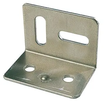 Zinc-Plated Stretcher Plates – 38 × 28 × 25Mm (10-Pack) 1