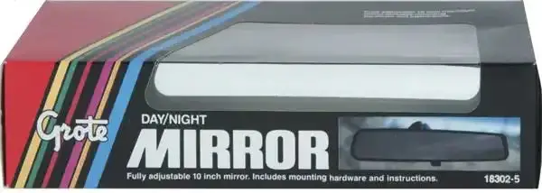 10-Inch Interior Rearview Mirror – Wide-Angle, Adjustable Mounting 1