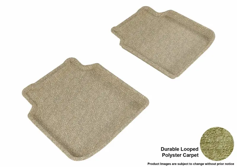 3D Maxpider Classic Tan Floor Mats – 2-Piece Rear Set (Limited Stock) 1