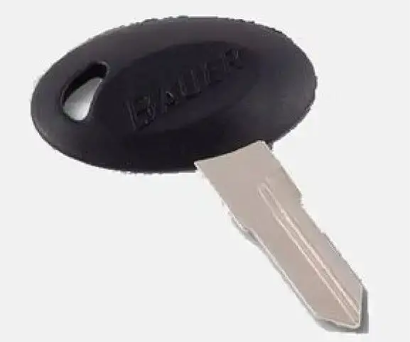 Ap Products 013-689360 Bauer Rv Door Lock Replacement Key – Code 360, Includes Bauer Logo 1