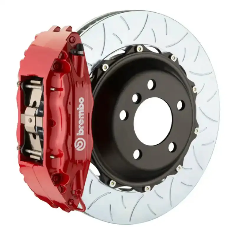 Brembo Gt Big Brake Kit – Front Slotted Rotors And 4-Piston Calipers For 2004–2005 Vw R32 (Mk4) 1