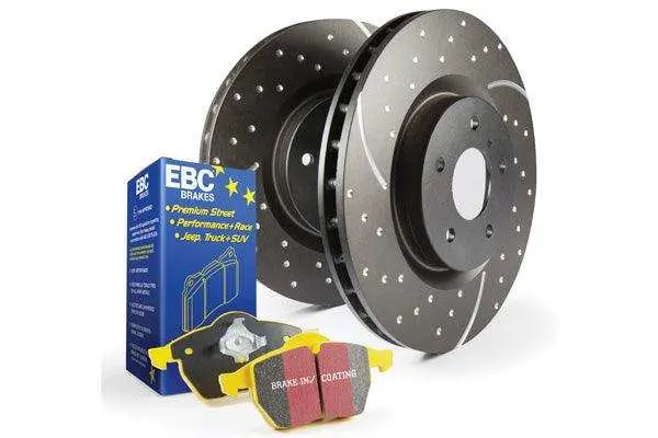 Ebc Brakes S5Kr1063 Gd Sport Rotors, Wide Slots For Cooling To Reduce Temps Preventing Brake Fade. 1