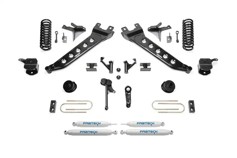 Fabtech K3147 Radius Arm Lift Kit With Performance Shocks – For 2013–2018 Ram 3500 4Wd 1