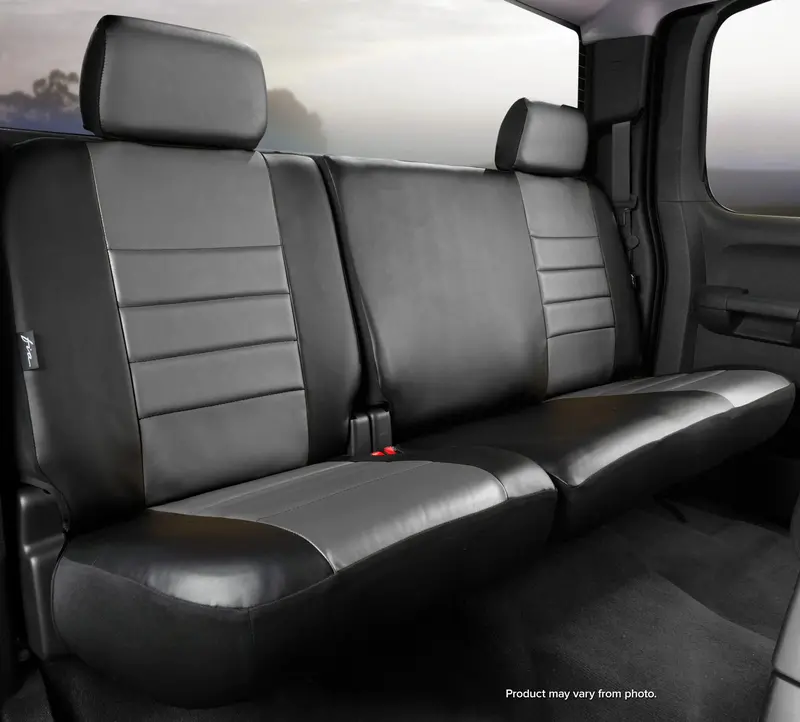 Fia Sl60 Series Leatherlite Rear Seat Covers – Gray Custom Fit For Precise Installation 1