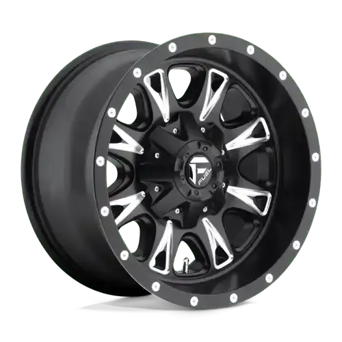 Fuel Off-Road D513 Forged Alloy Wheel – 17X6.5", 8X200Mm Bolt Pattern, -140Mm Offset, Matte Black/Milled 1