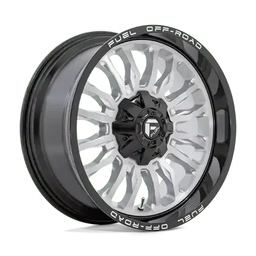 Fuel Off-Road D798 22X10 Wheel – 8X180 Bolt Pattern, Silver-Brushed Black Lip, -18Mm Offset 1