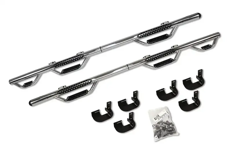 Go Rhino Dominator D3 Modular Side Steps – Crew Cab, 5.9-Foot Bed, Stainless Steel 1