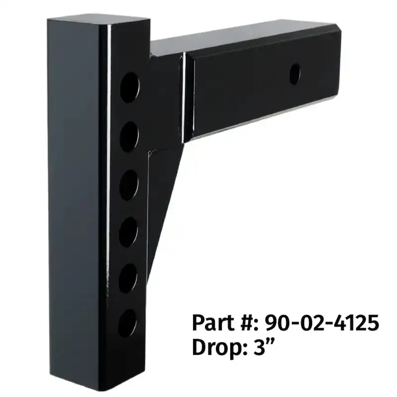 Heavy-Duty 2.5" Receiver T-Shank Hitch – 3" Drop / 7" Rise Configuration 1