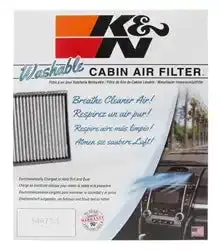 K&N Vf2001 Washable Cabin Air Filter For Enhanced Filtration 1
