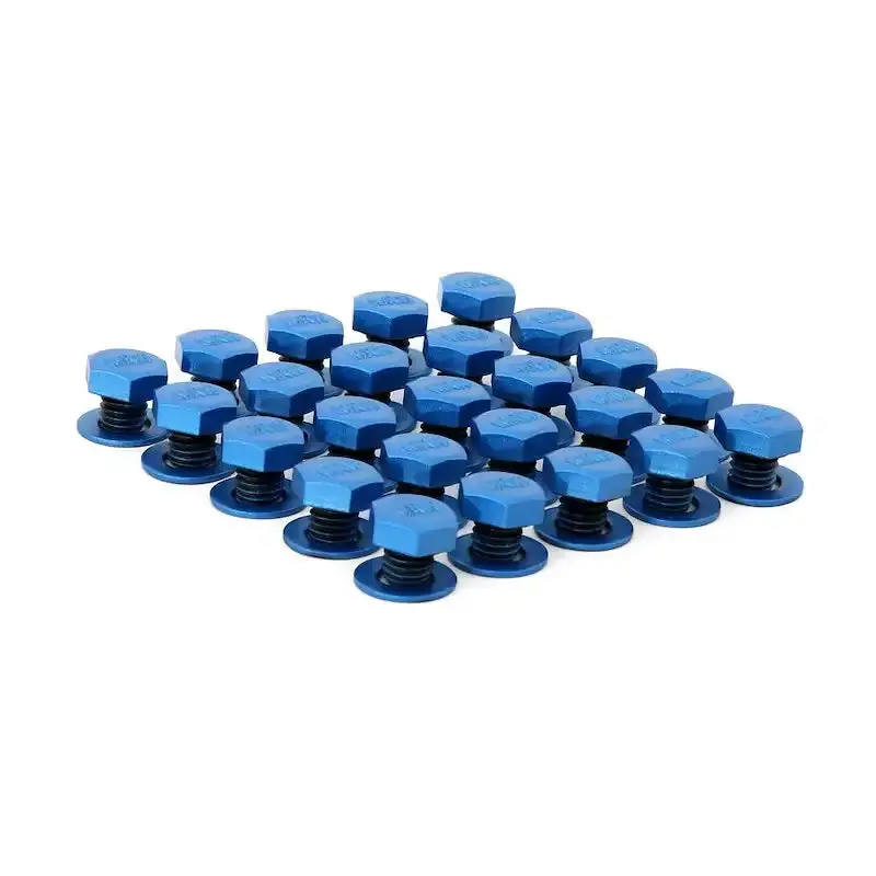 Lip Bolt Matte Blue 'Mrw' Wheel Bolt Kit – Custom Styling Accents 1