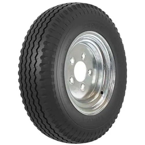 Loadstar K371 White Bias-Ply Trailer Tire – 480X8, 4-Ply Rating 1