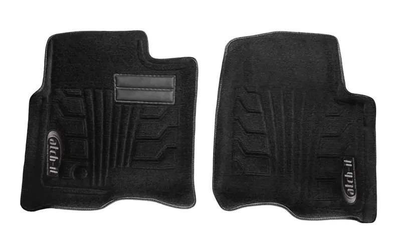 Lund Catch-It Front Floor Mat For Cars And Trucks – Black Carpet Design 1