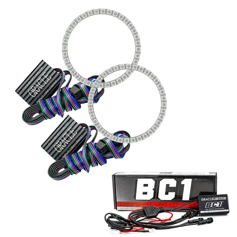 Oracle Lighting 2310-335 Colorshift Halo Kit – Rgb Led Halo Rings With Bc1 Controller 1