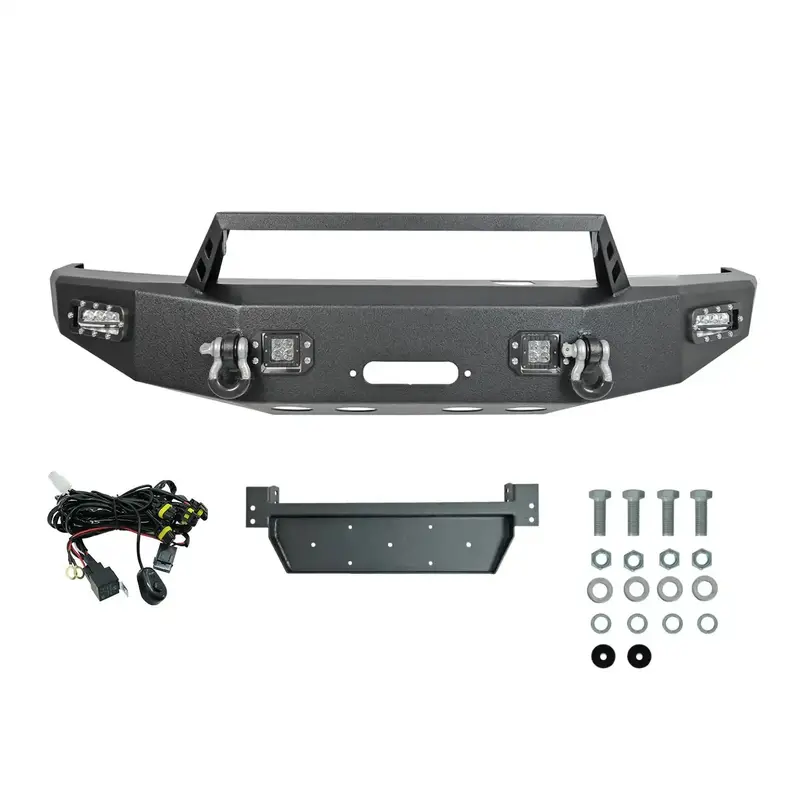 Paramount Automotive 57-0138 - 17-21 Ford F-250/F-350/F-450 Led Front Winch Bumper 1