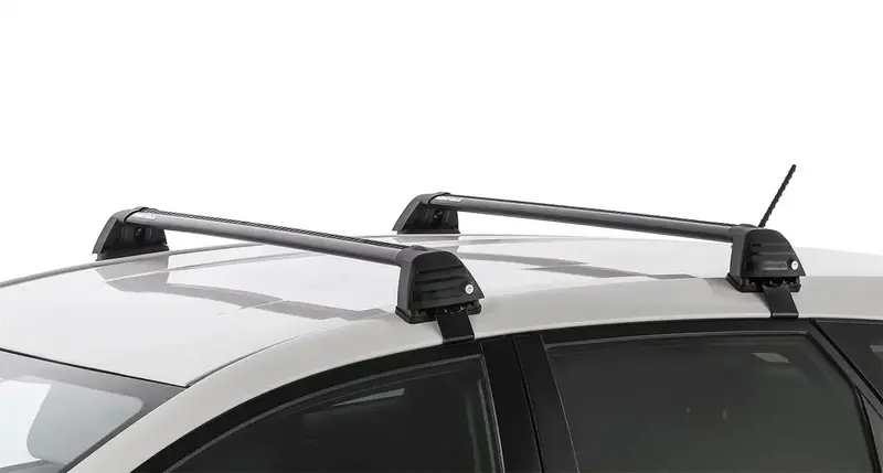 Rhino-Rack Rv0736B Vortex Roc25 Black Flush-Mount Roof Rack – 2-Bar Aerodynamic System 1