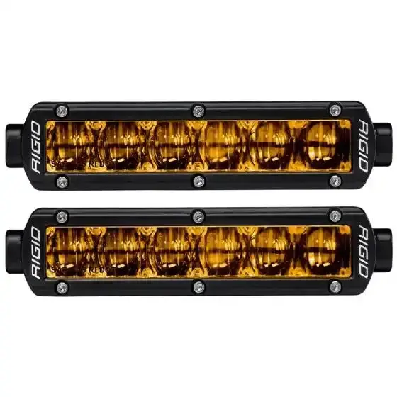 Rigid Industries Sr-Series Pro Fog Light Kit – 6" Selective Yellow, Dot/Sae J583 Certified, Surface Mount (Model 906704) 1