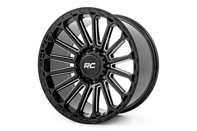 Rough Country Series 97 Gloss Black Wheel – 20X10, 6X135 Bolt Pattern, -19Mm Offset 1