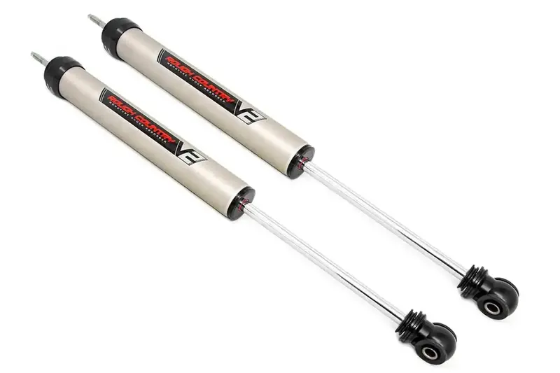 Rough Country V2 Monotube Front Shock Absorbers – 4 To 5.5 Inch Lift Compatibility 1
