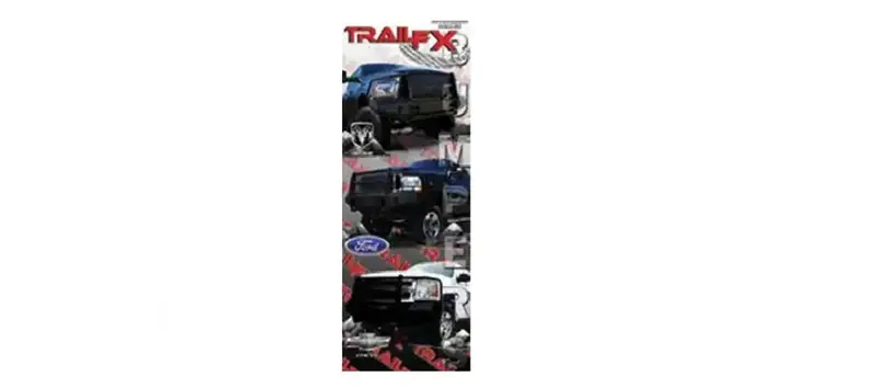 Trailfx Tri-Fold Tonneau Cover – Compact Display Model Without Stand For Pickup Bed Security 1