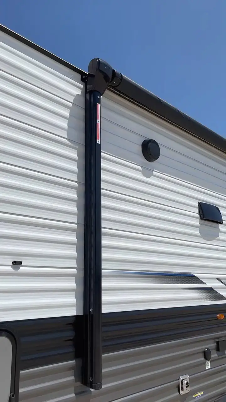 Velarium Vp6812 White Awning Support Arms – 68-Inch Adjustable Brackets For Rv Or Marine Use 1