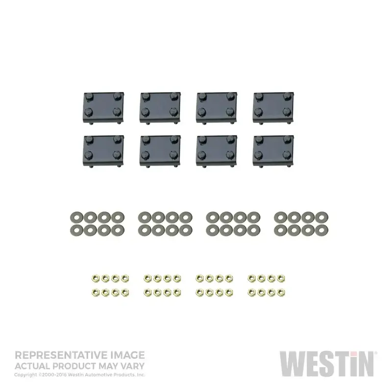 Westin Premier Oval Nerf Step Bar Mounting Kit – Universal Installation Hardware 1