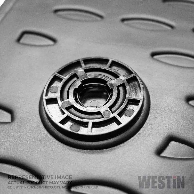 Westin Profile Front Floor Liners – Two-Piece Black Set For All-Weather Interior Protection 1