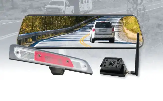 Wireless Transparent Trailer Backup Camera System 1